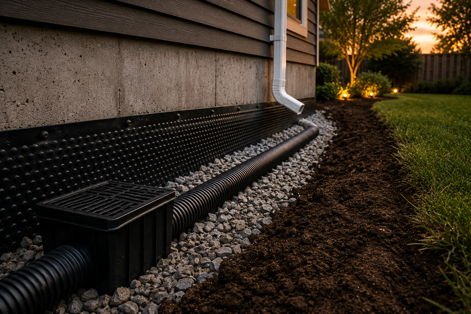 Drainage Solutions project photography